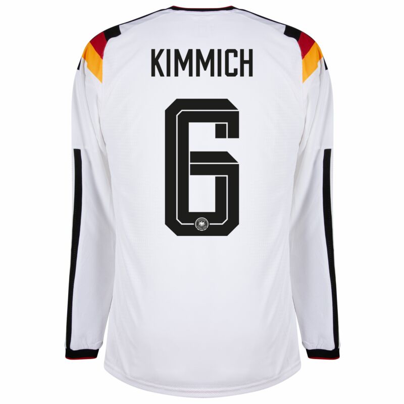 adidas Germany Authentic Home L/S Kimmich 6 Jersey 2026-2027