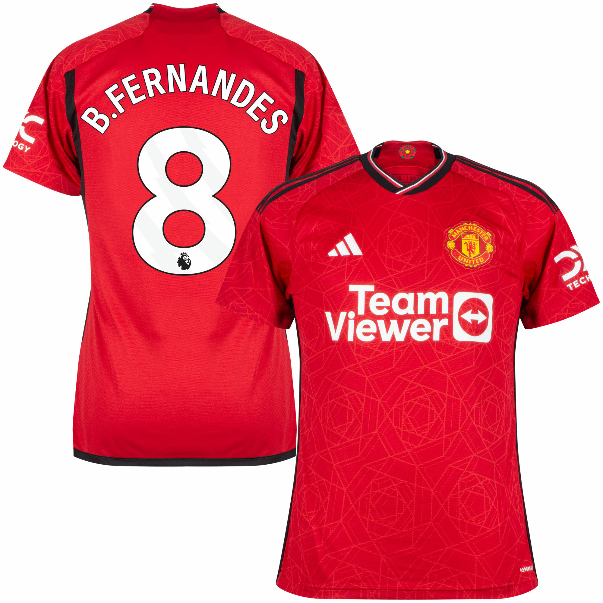 adidas Maillot Man Utd B.Fernandes 8 domicile 2023-2024 (Premier