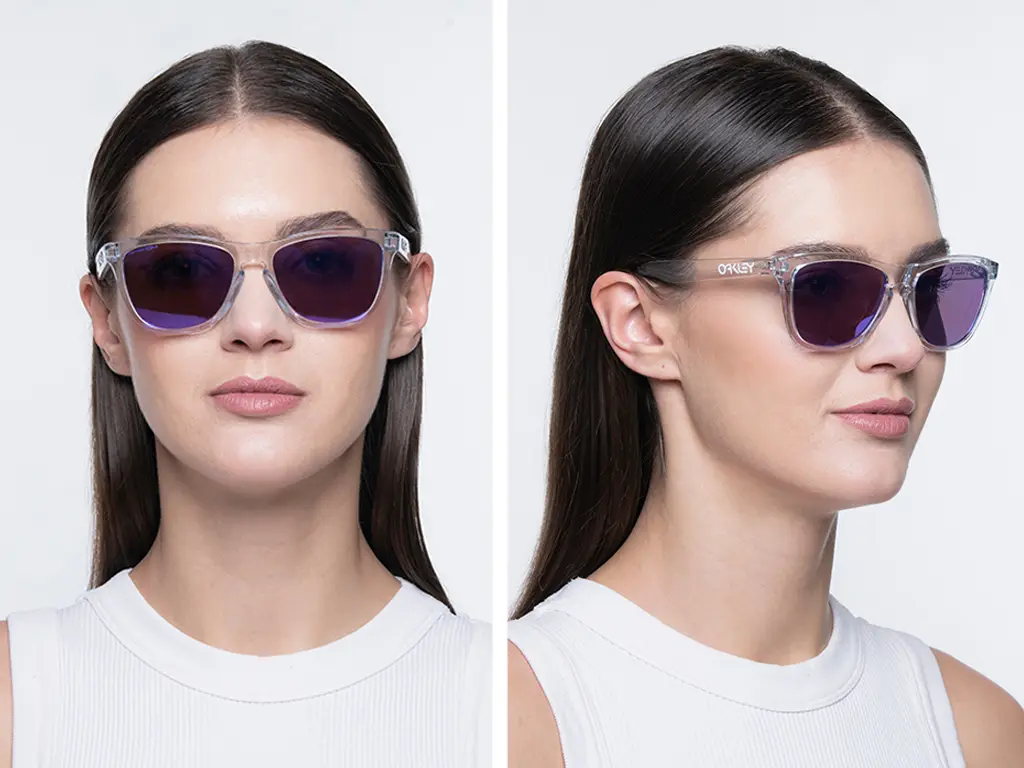 Oakley Frogskins OO9013-H7 Transparent 55 Prizm Violet