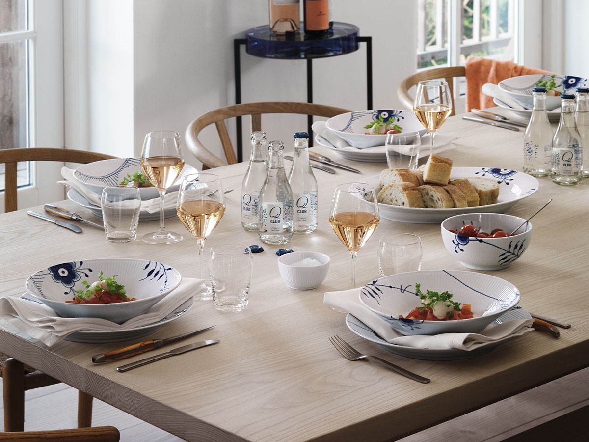 Royal Copenhagen Blue Fluted Mega Deep Plate 24 / ロイヤル