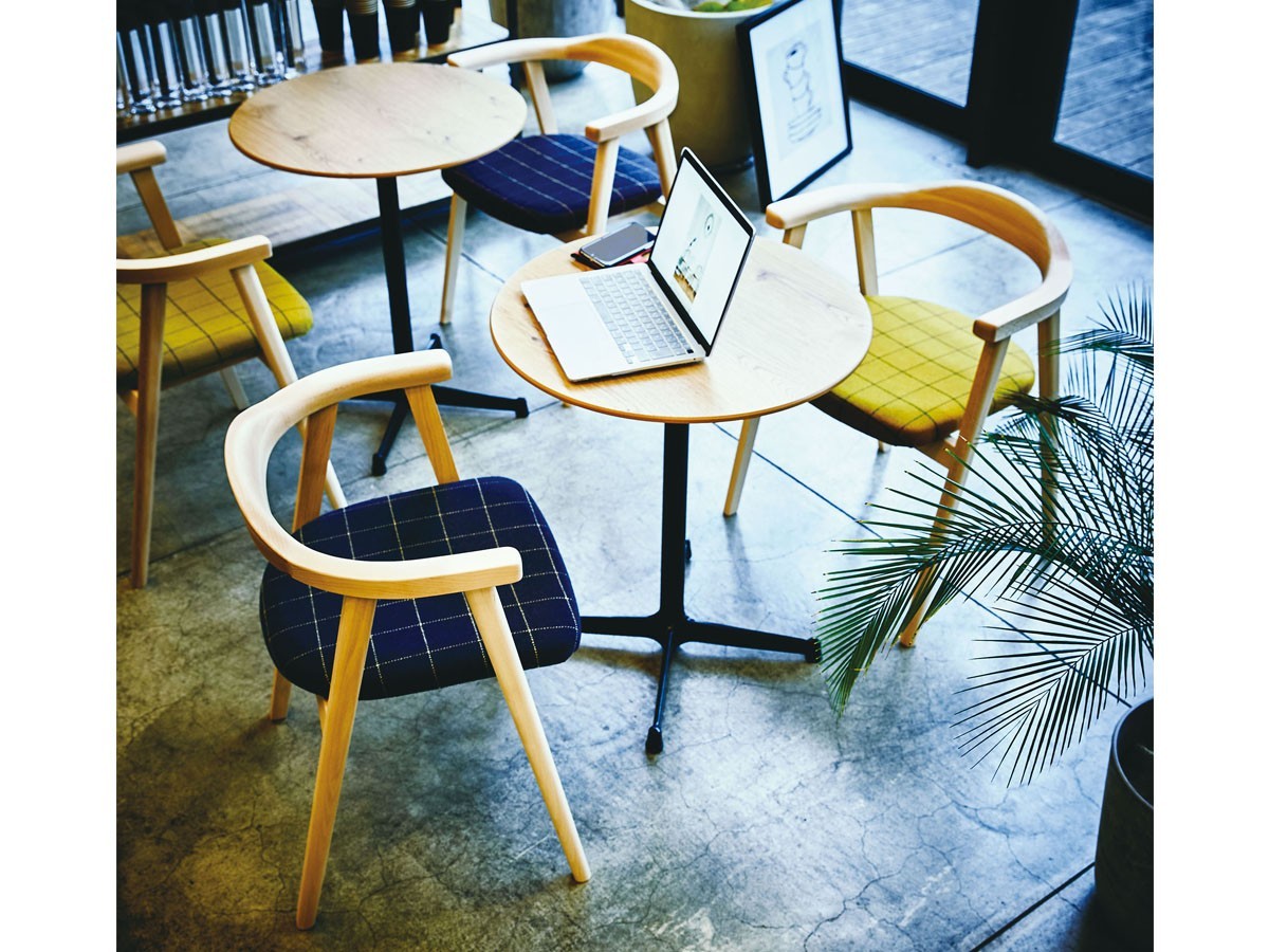 Coccole ROUND TABLE / コッコレ ラウンドテーブル CT01 + CL12A-BK