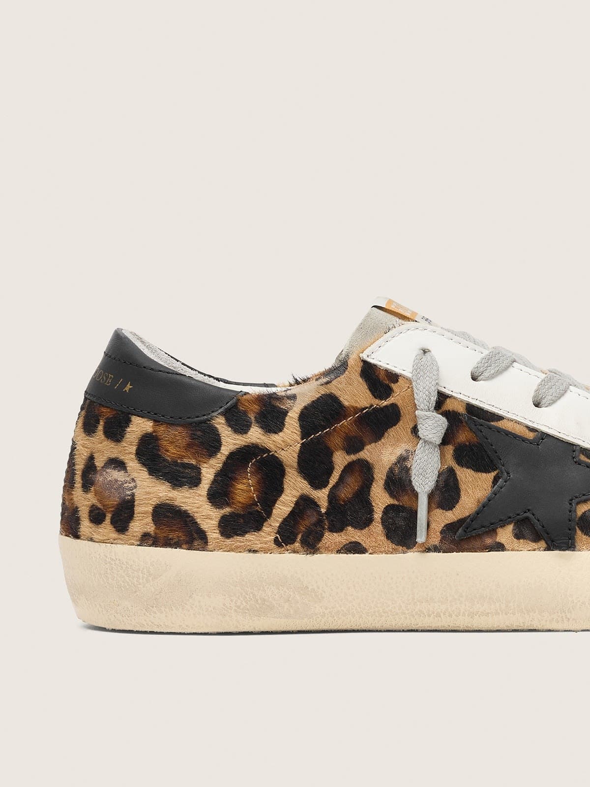 みいさん ゴールデングース LEOPARD SUPER STAR Crystal sneaker