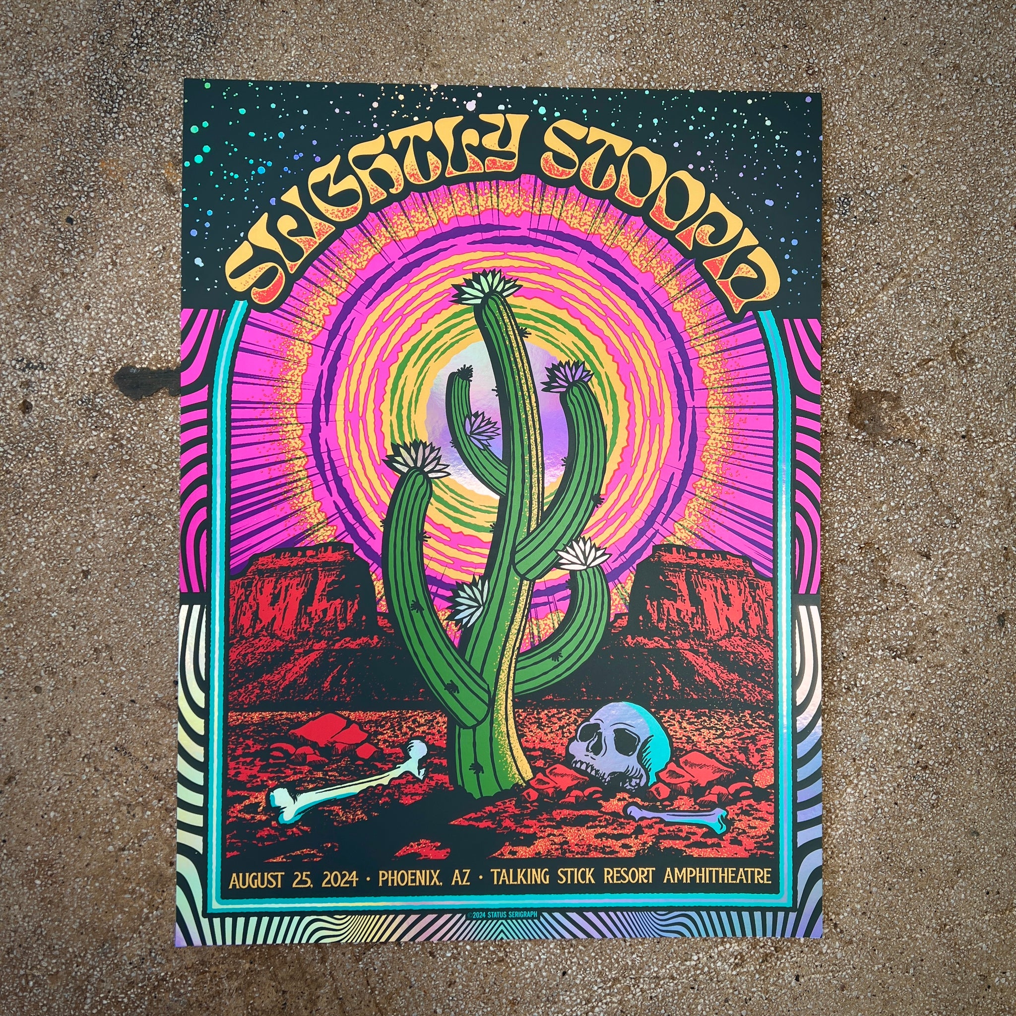 Slightly Stoopid - Phoenix, AZ (Rainbow Foil) - Status Serigraph