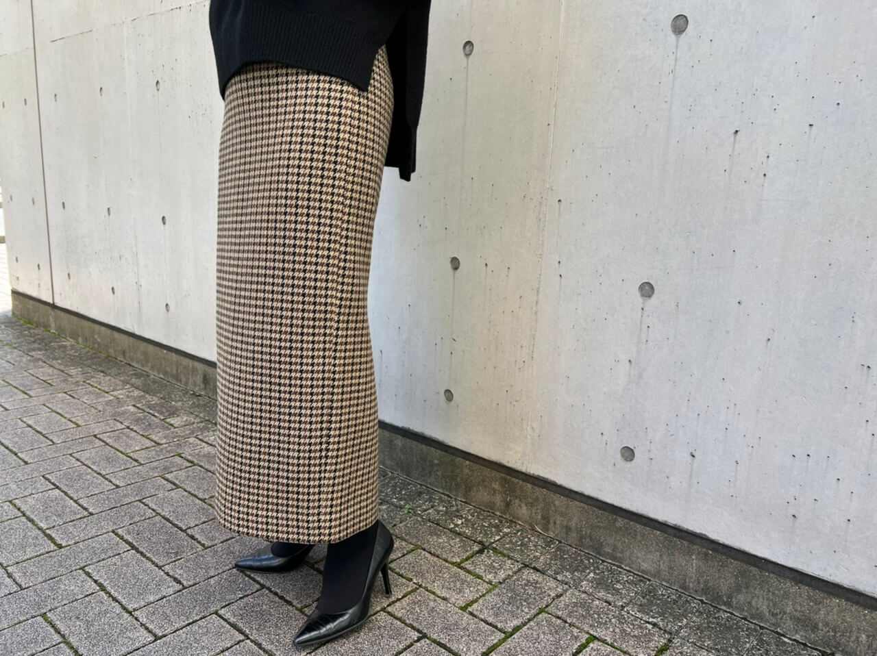 新作入荷情報】ガンクラブチェックロングタイトスカート | m-i-d