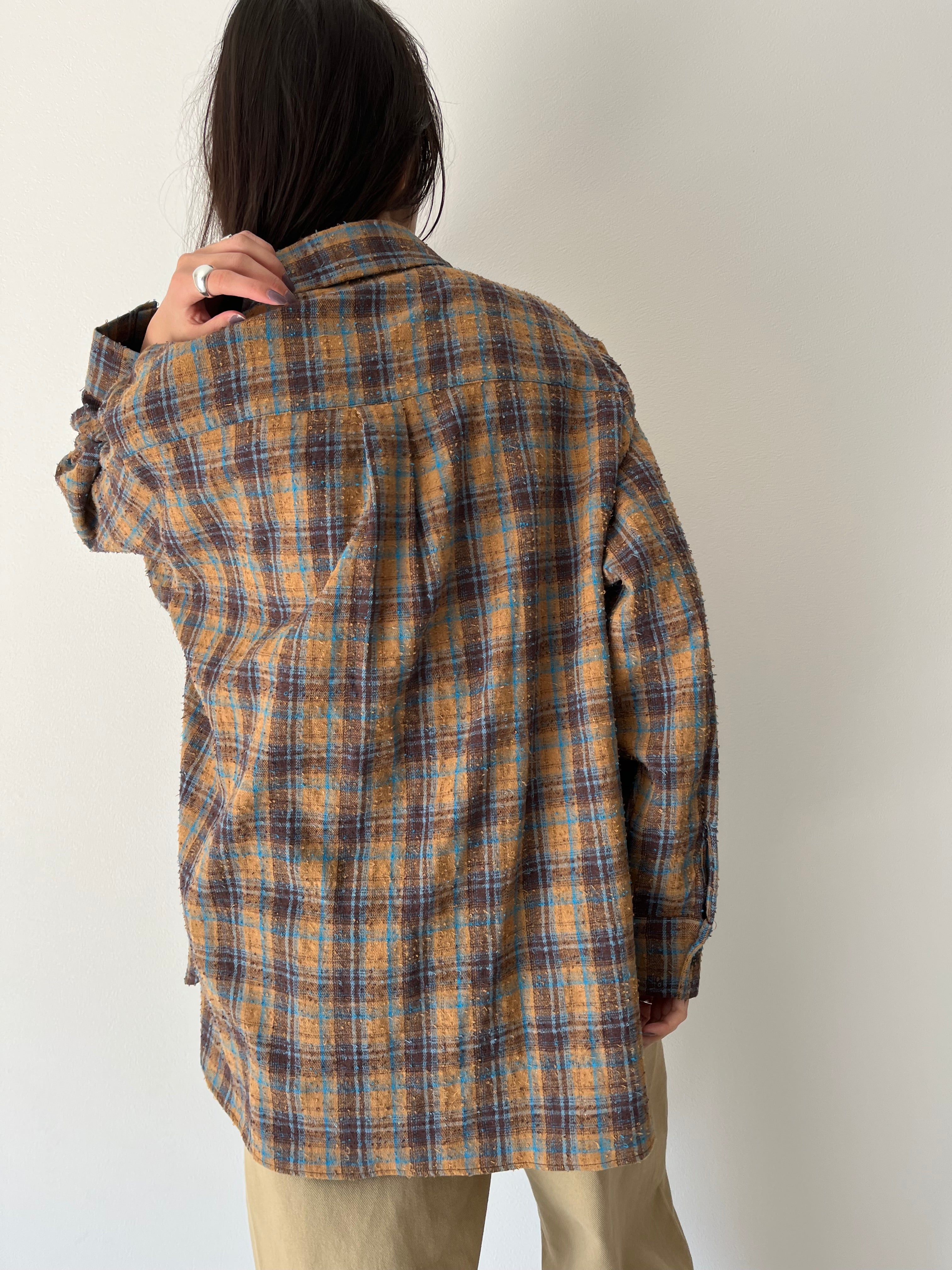 AGAWD】ループチェックシャツ/1925-7061