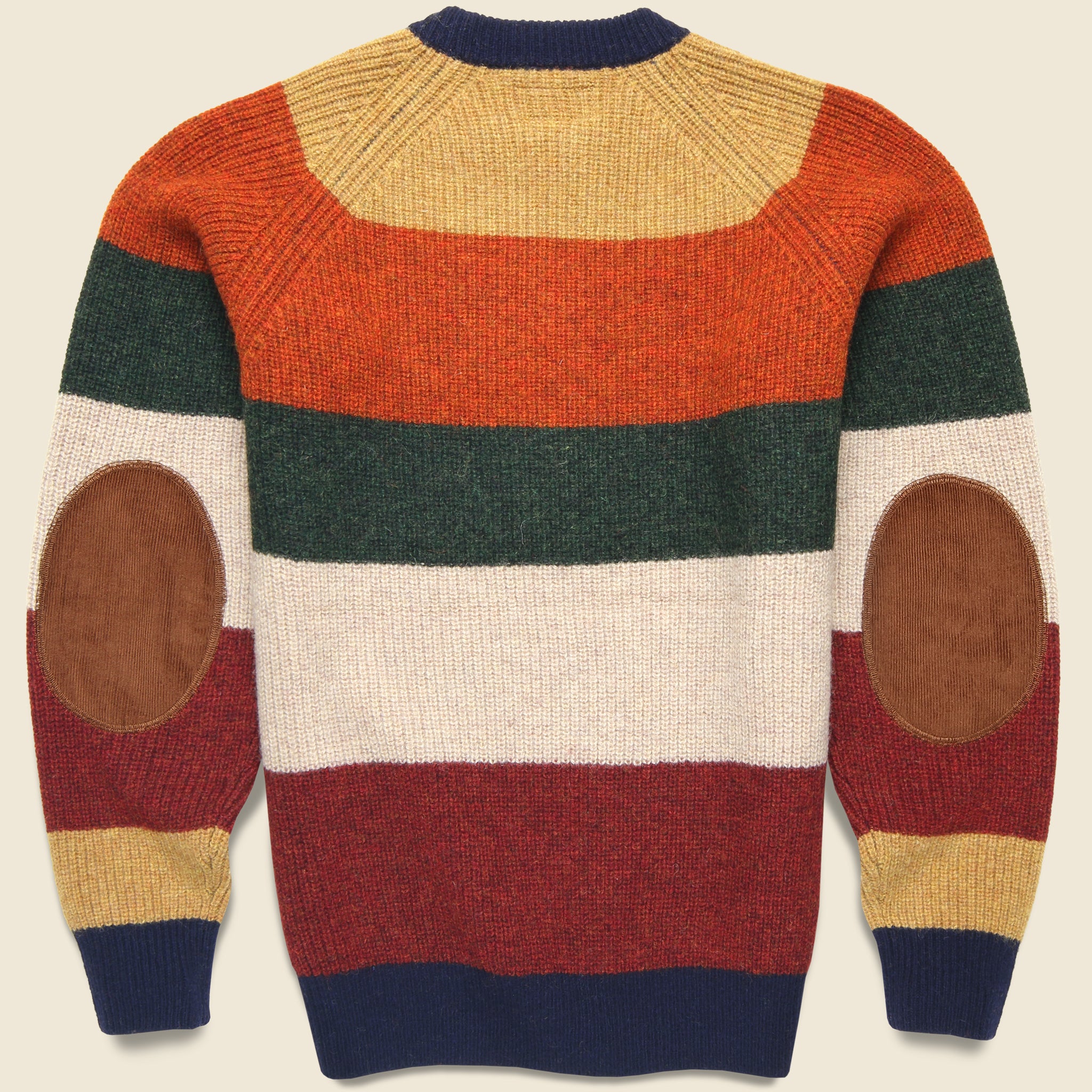 Multi Stripe 5G Crewneck Sweater - Multi-23F