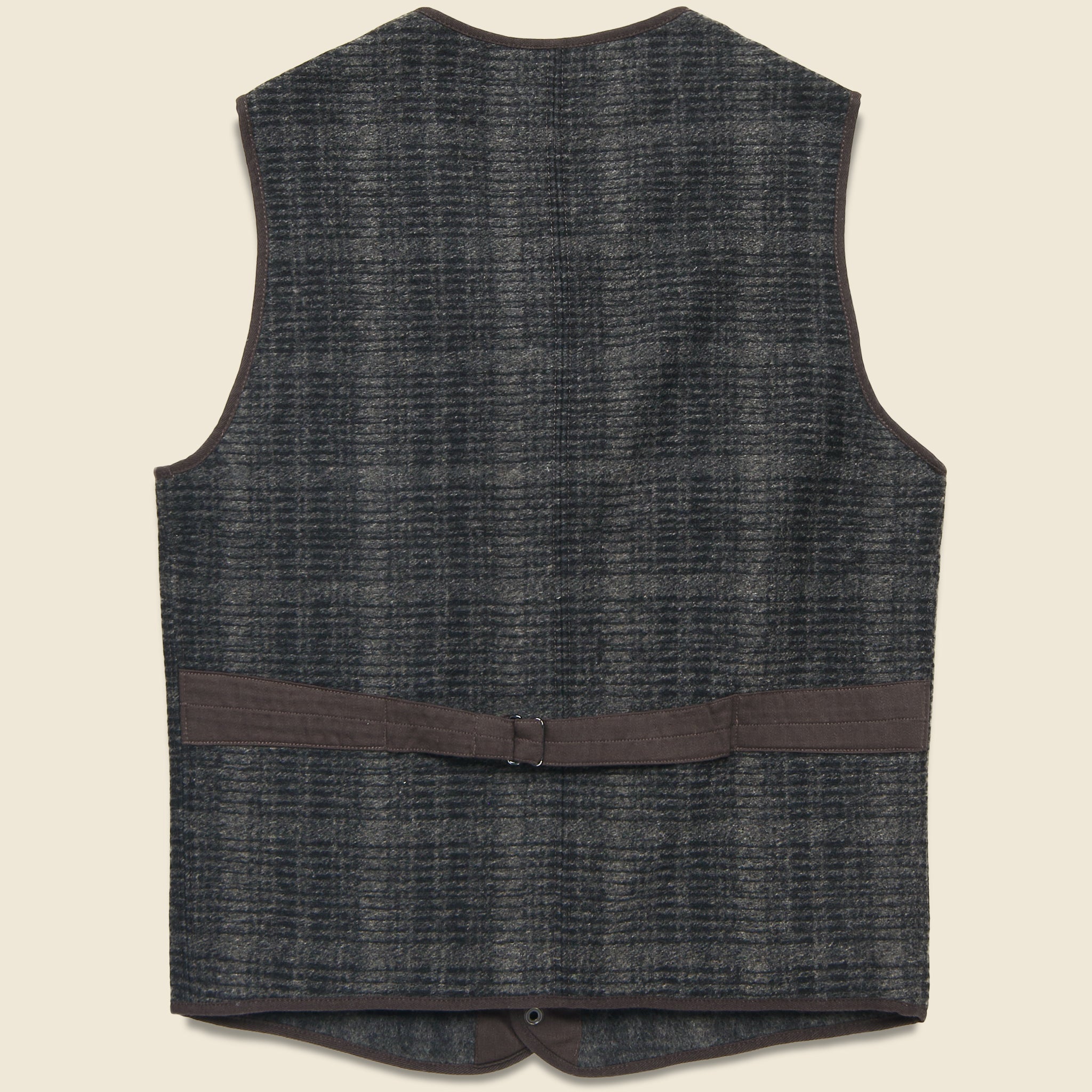Alan Vest - Charcoal Plaid