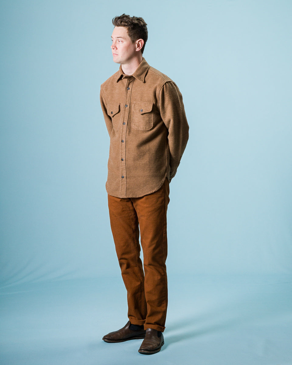 Freenote Wells Workshirt - Brushed Corduroy Tan – Standard & Strange