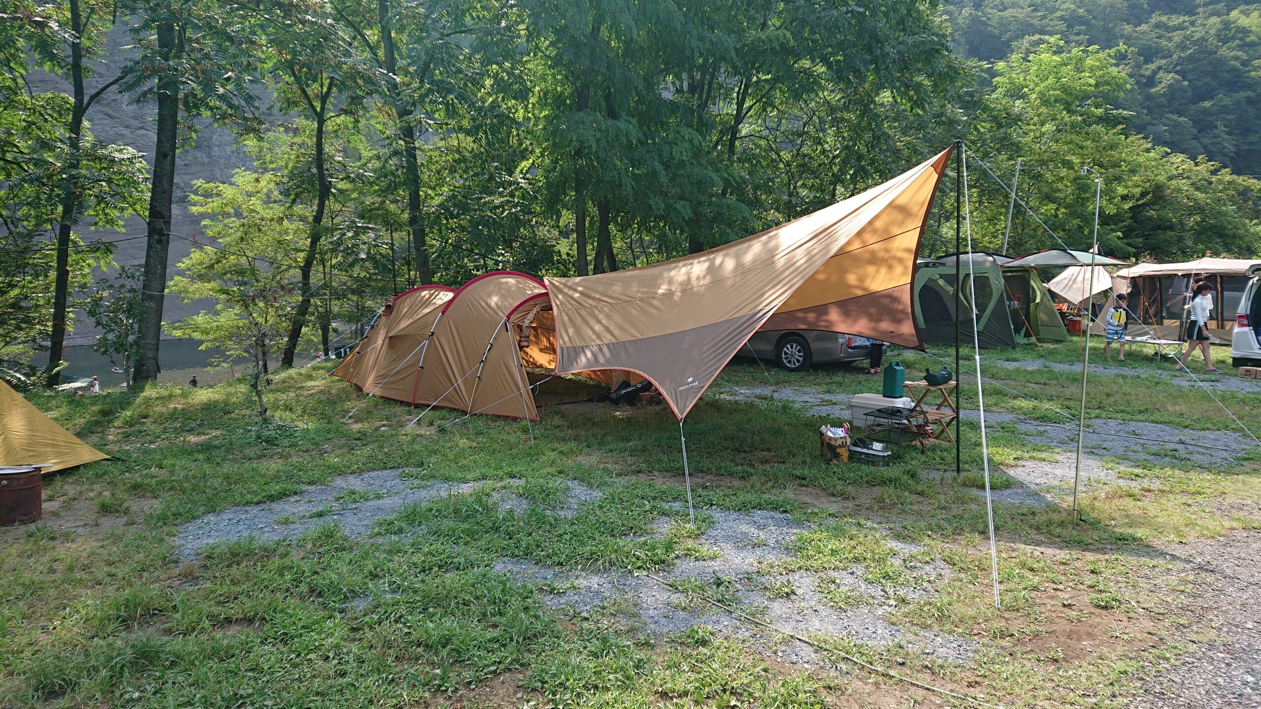 スノーピーク エントリーパックTT テントとタープ