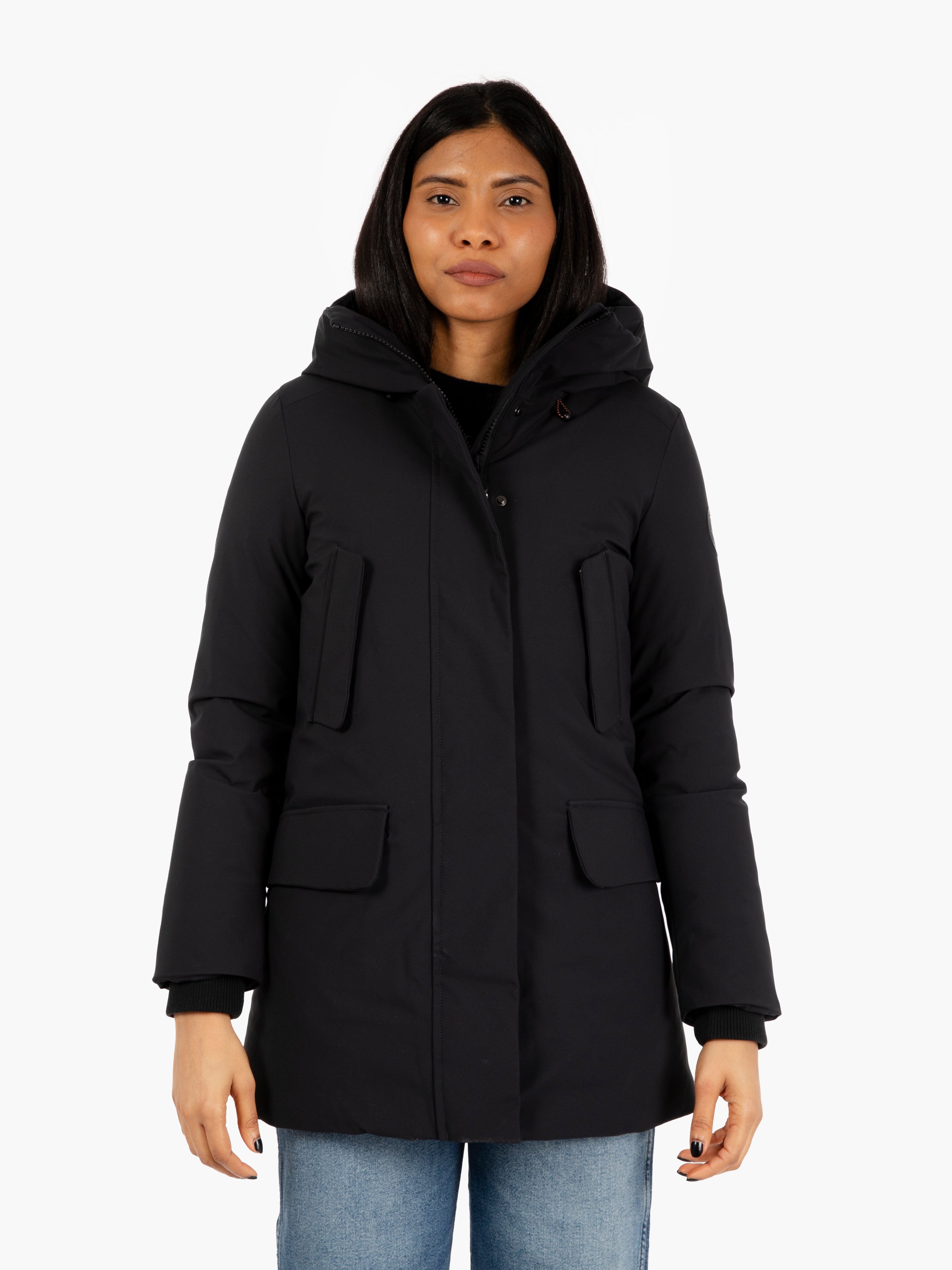 Save The Duck - Soleil Hooded Parka Black | STIMM