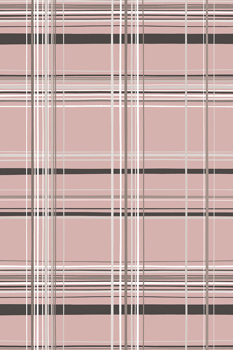 stina / type U ballerina / silky pink check