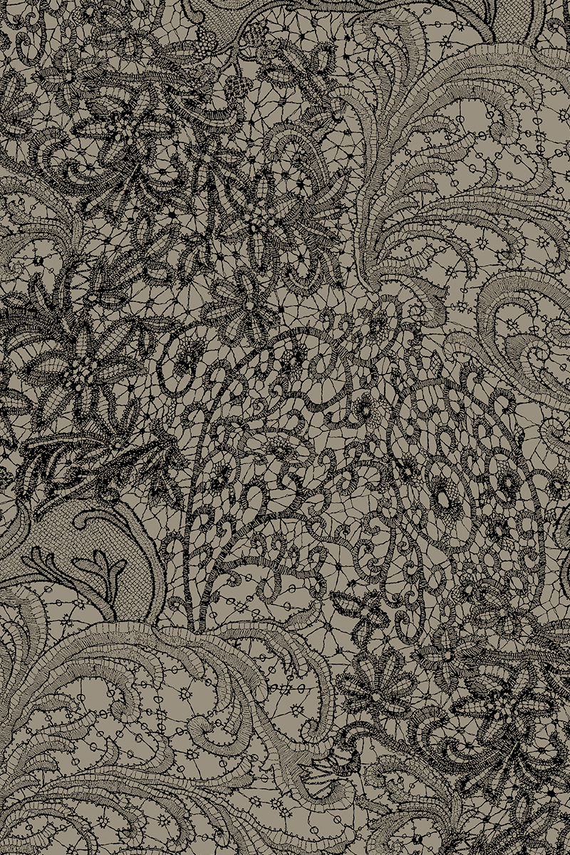 stina / type Y neck ribbon / eternal lace etoupe