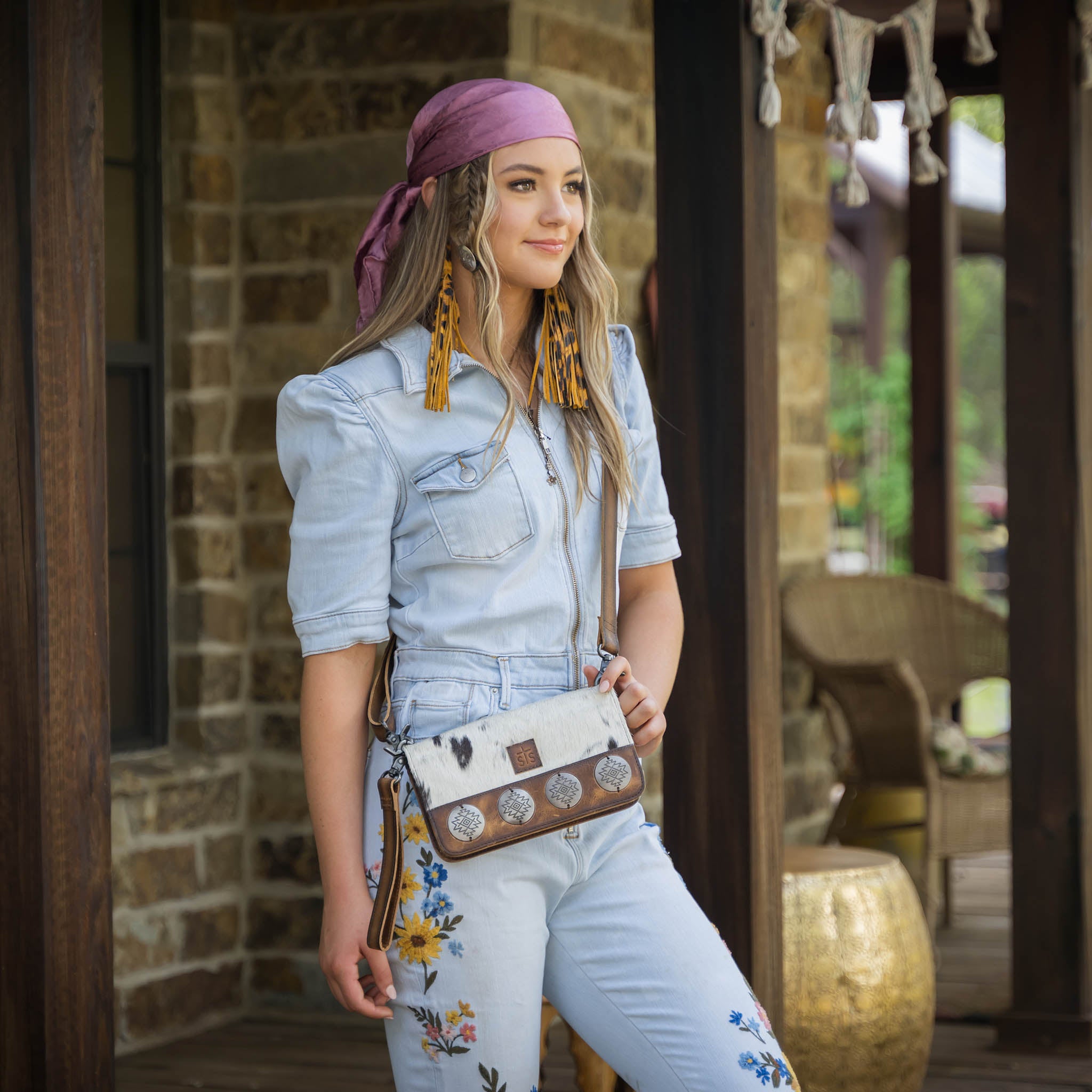 Vaquero Cowhide Evie Organizer - STS Ranchwear