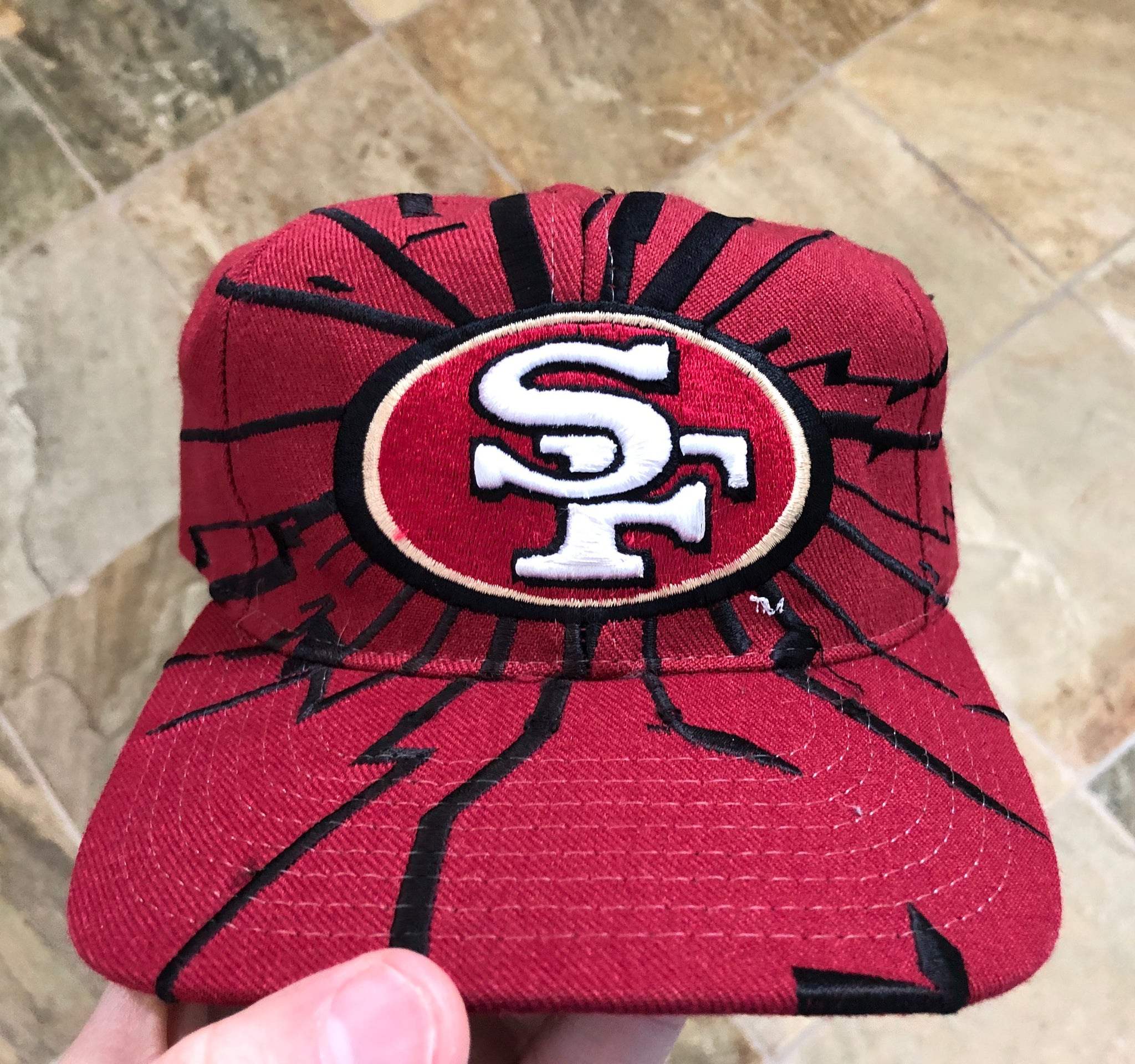Vintage San Francisco 49ers Starter Collision SnapBack Football