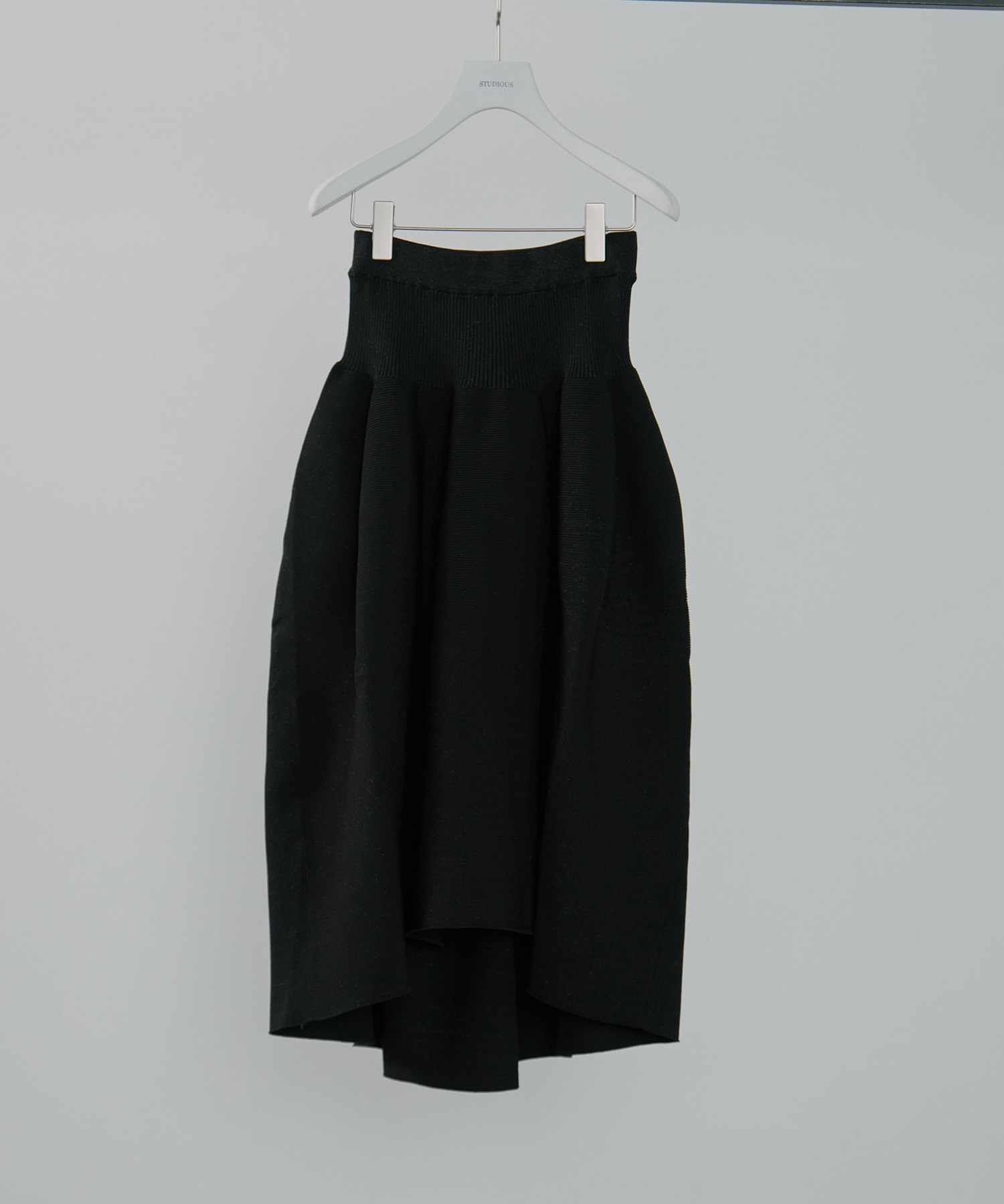POTTERY GLITTER ROUNDED HEM SKIRT(1 BLACK): CFCL: WOMENS