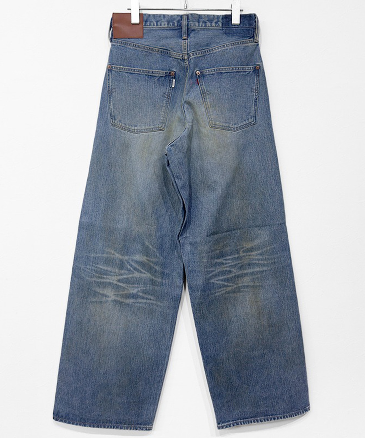 FADED MODERN DENIM PANTS WIDE CUT | SUGARHILL