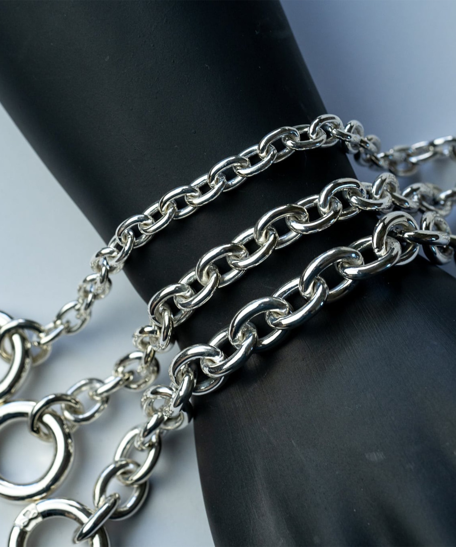 WAKAN SILVER SMITH | BN-035 Hook connect bracelet (Large)