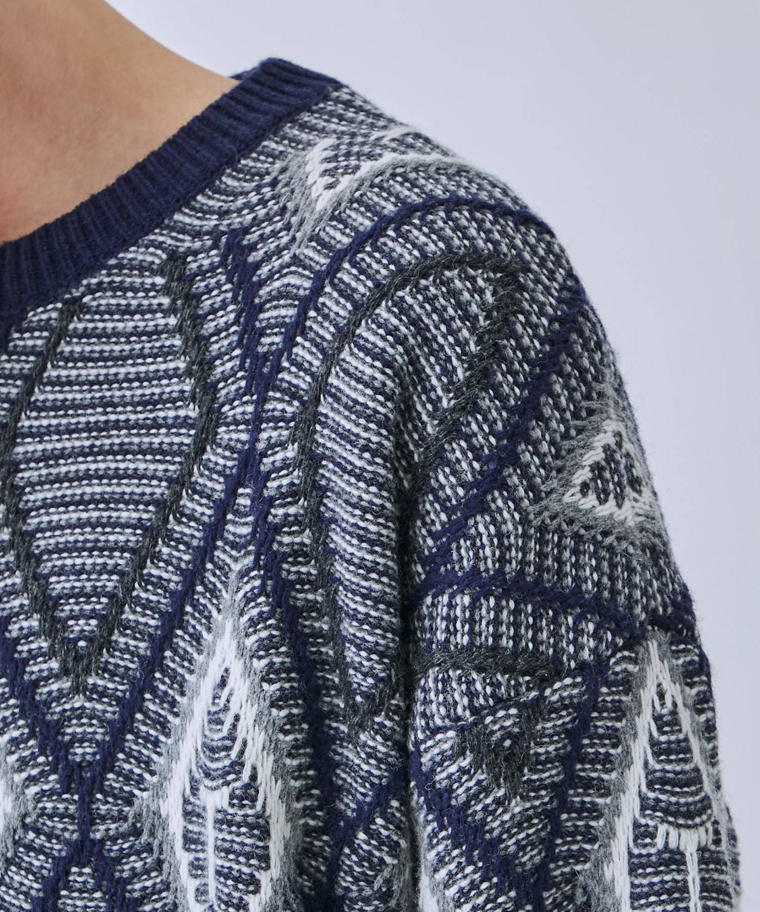 TTT_MSW | Diamond pull over knit