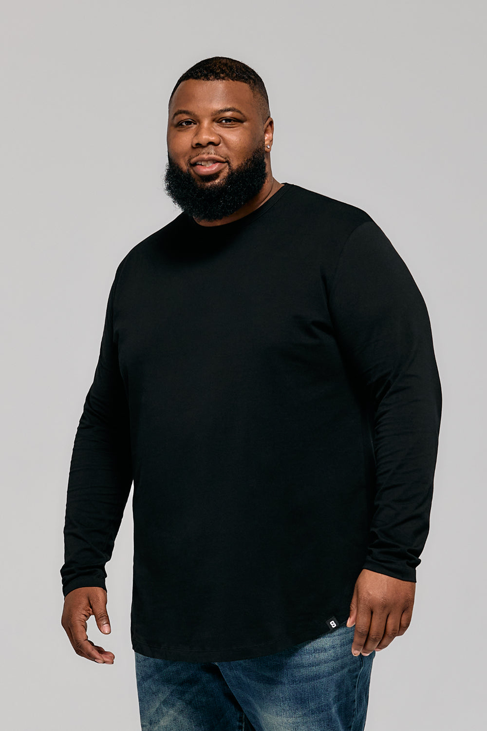 Everyday Stretch Long Sleeve Tee - Longer Length - 3-Pack