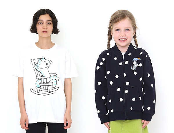 プ*す様 11ぴきのねこ グラニフ graniph スタジャン ブルー 馬場のぼ