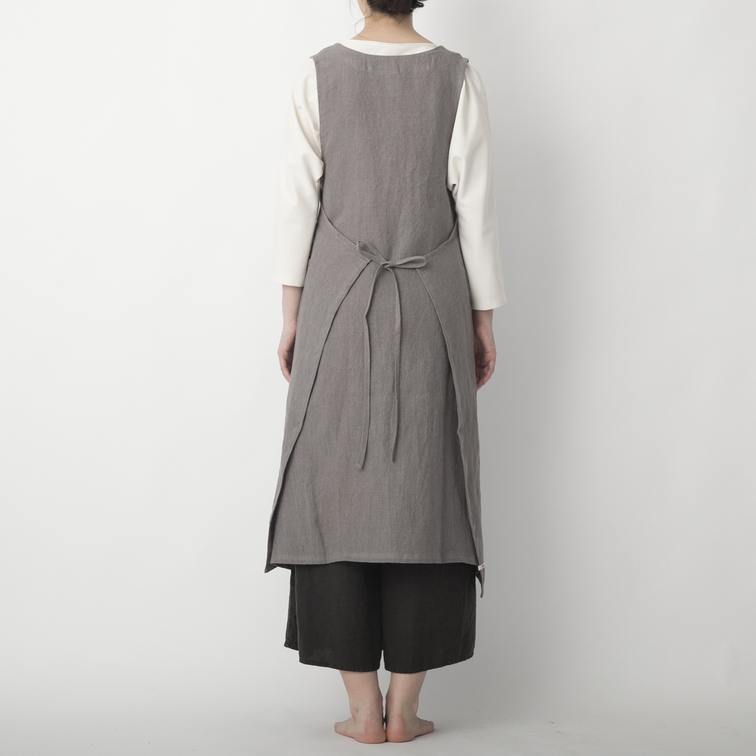 kapoc/ワンピースエプロン タバード -体型に合わせて調整でき、美しく