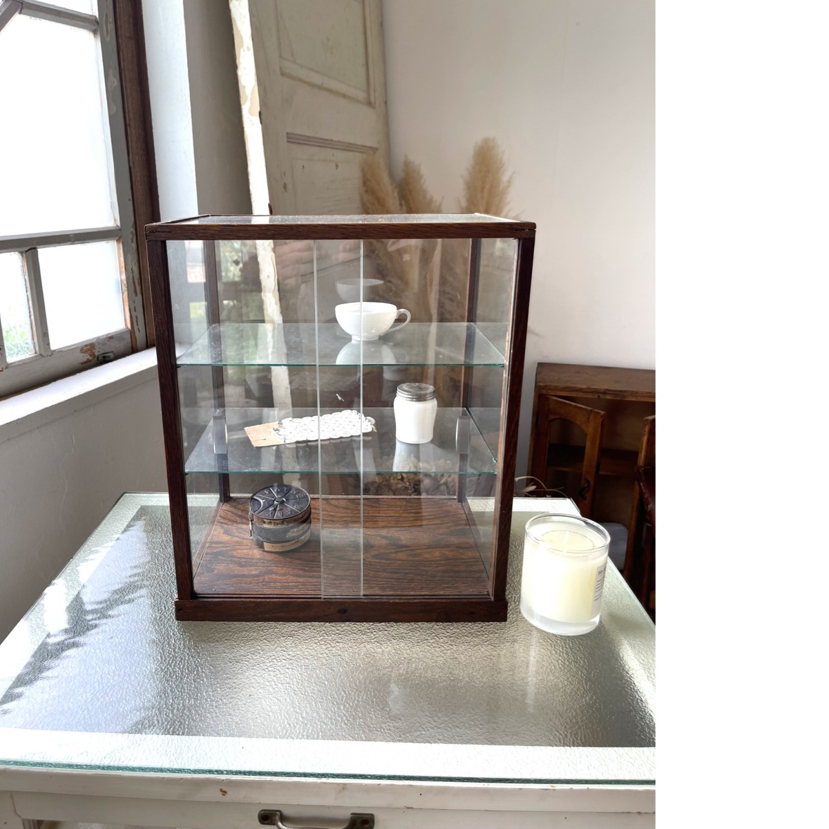 小さめ木枠のガラスケース ＃376：sumica