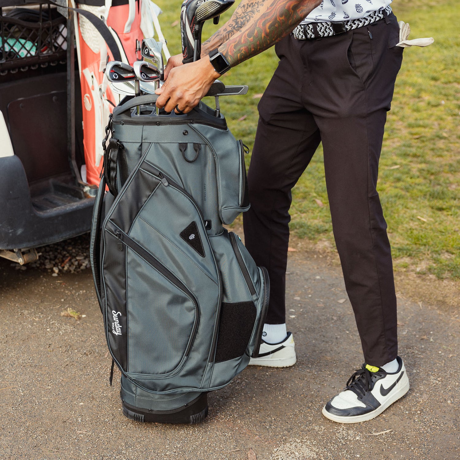 THE BIG RIG | Cart Bag - Midnight Green – Sunday Golf