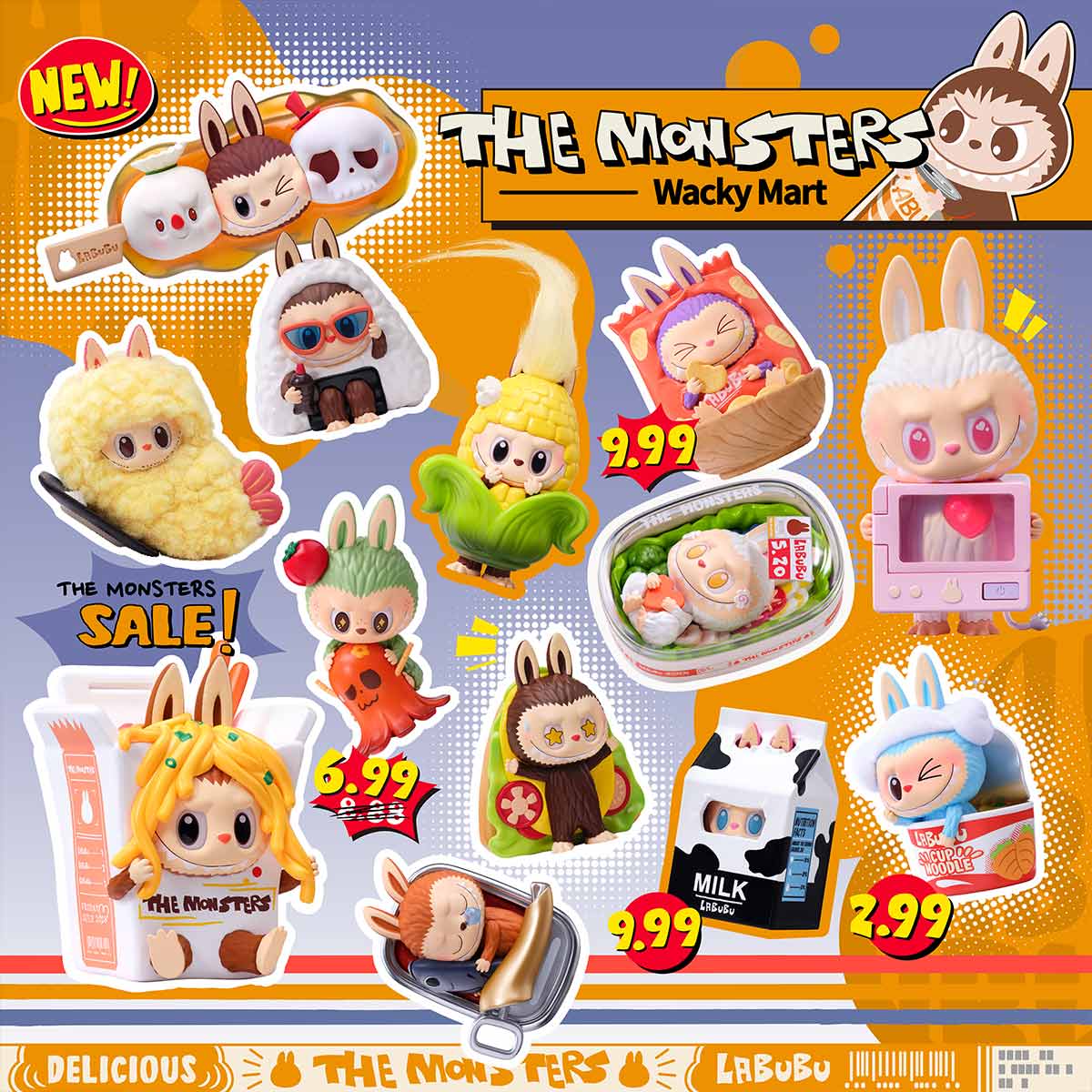 POP MART THE MONSTERS Wacky Mart Series Figures – Sunny Studio