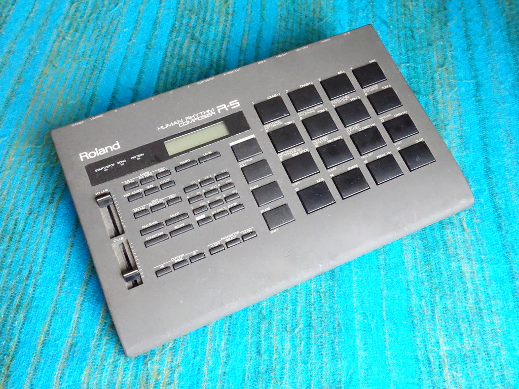 Roland R-5 Human Rhythm Composer / 90's Drum Machine w/ AC Adapter