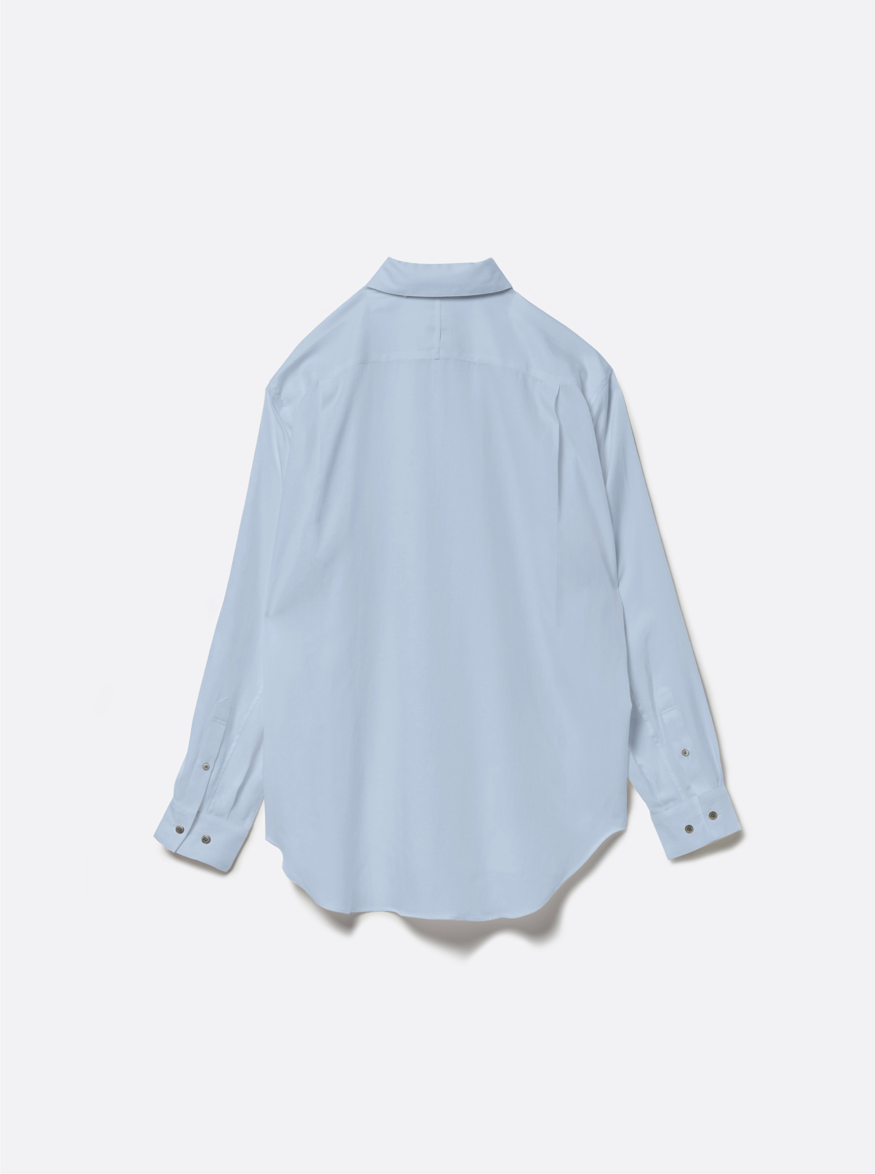 REGULAR FIT TAB COLLAR SHIRT【SAX BLUE】 – SUBLATIONS