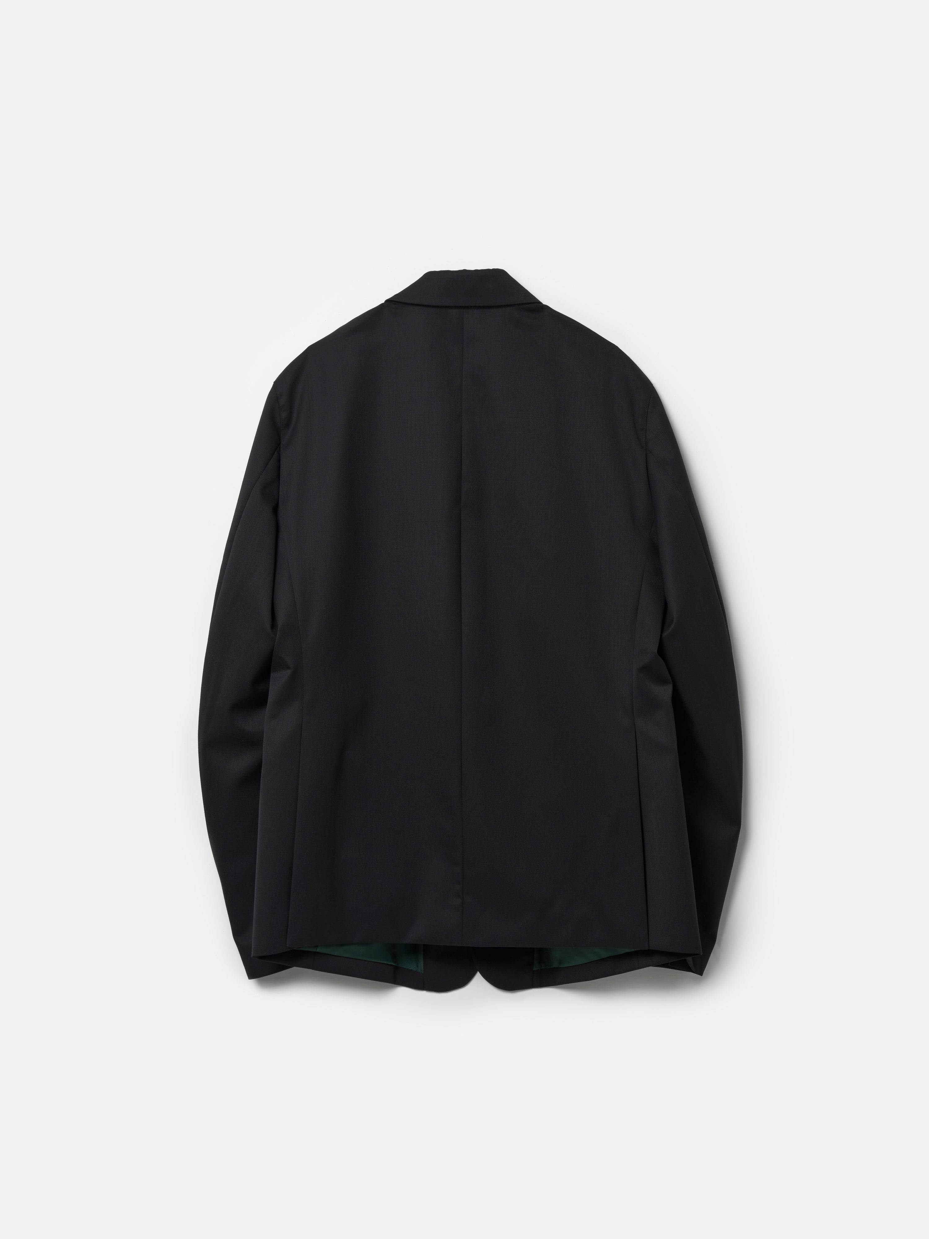 SUPER140 SINGLEBREASTED JACKET【BLACK】 – SUBLATIONS
