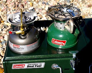 COLEMAN SPORTSTER POWERHOUSE DUAL FUEL STOVES REVIEW