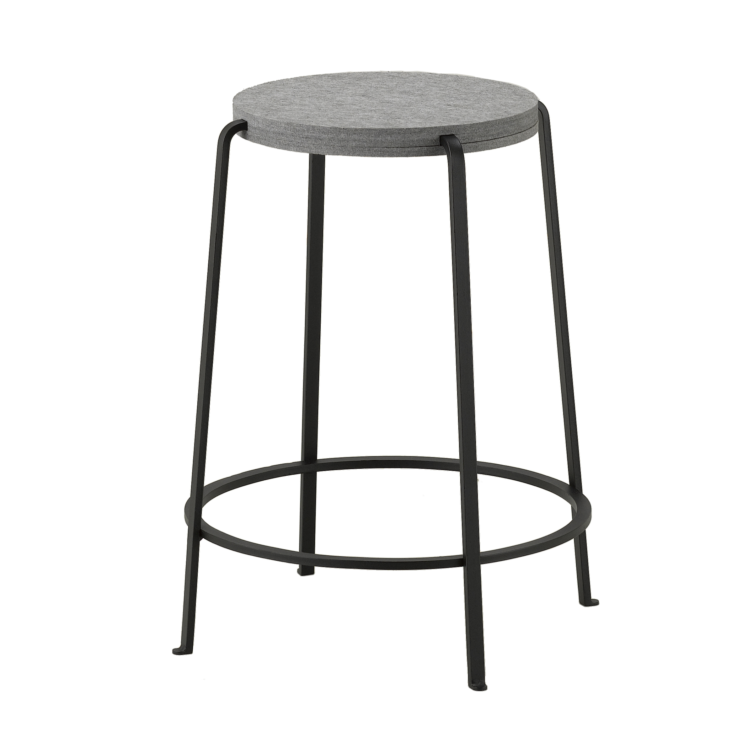 WORKER HIGH STOOL 570 BLACK | SUGIYAMA | Japanese Minimalist Solid