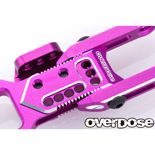 アジャスタブルアルミリヤサスアーム Type-3(For OD / レッド) [OD2856