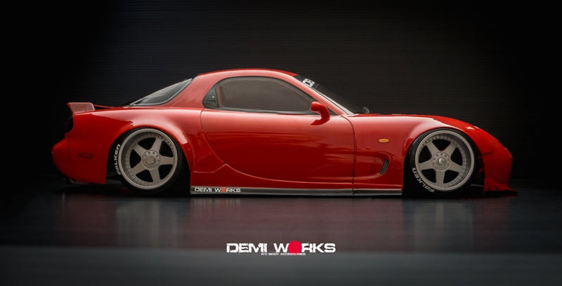 Wide Body Set w Wing for Tamiya RX-7 1-10 FD3S [Demi Works