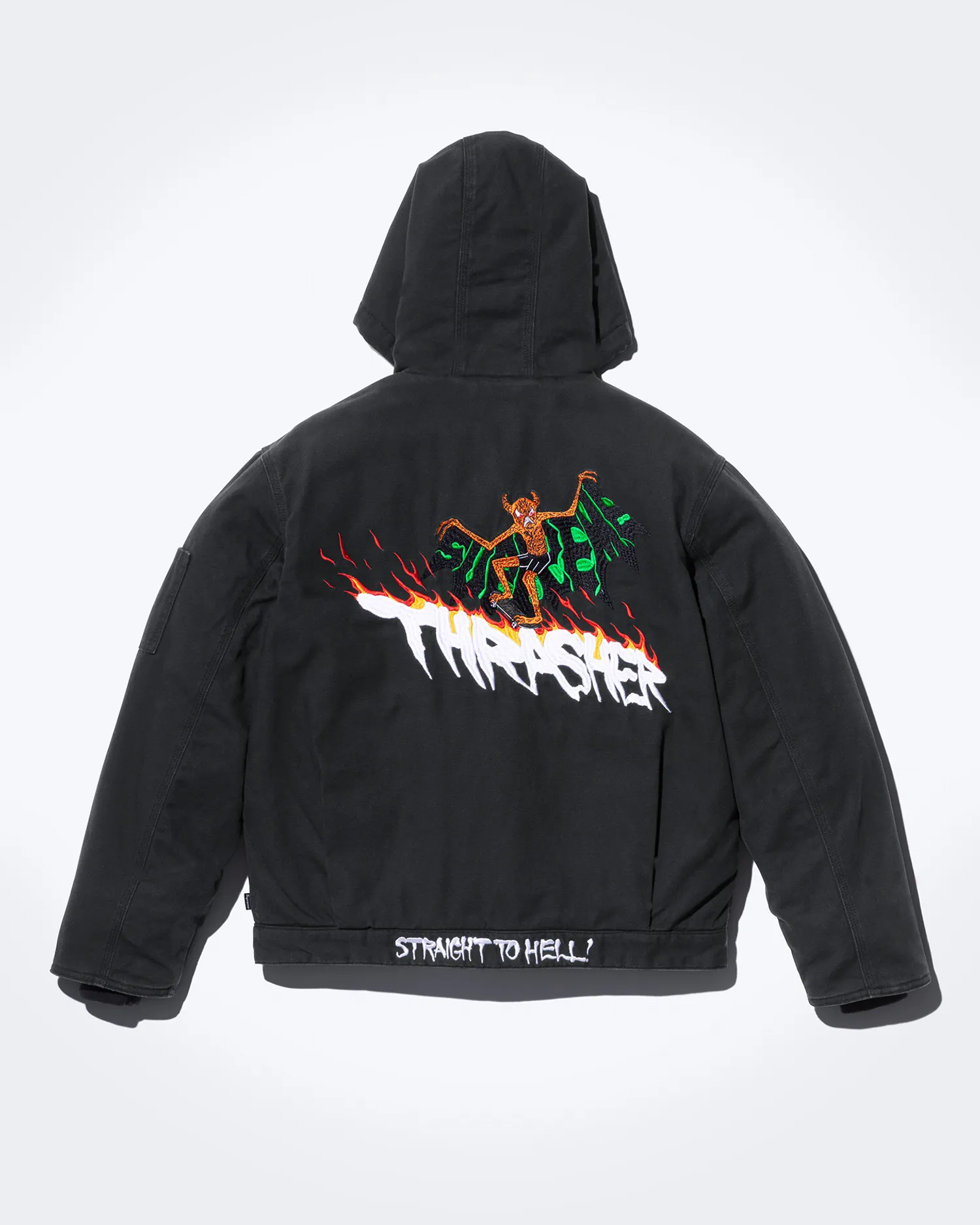 Supreme®/Thrasher® Hooded Work Jacket | Supreme 24fw