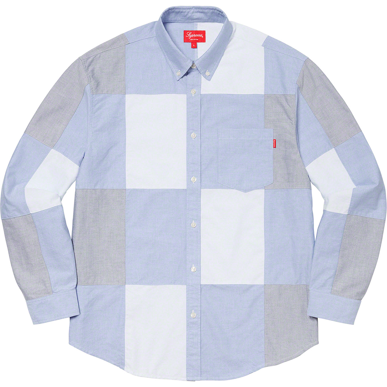 Patchwork Oxford Shirt | Supreme 20fw