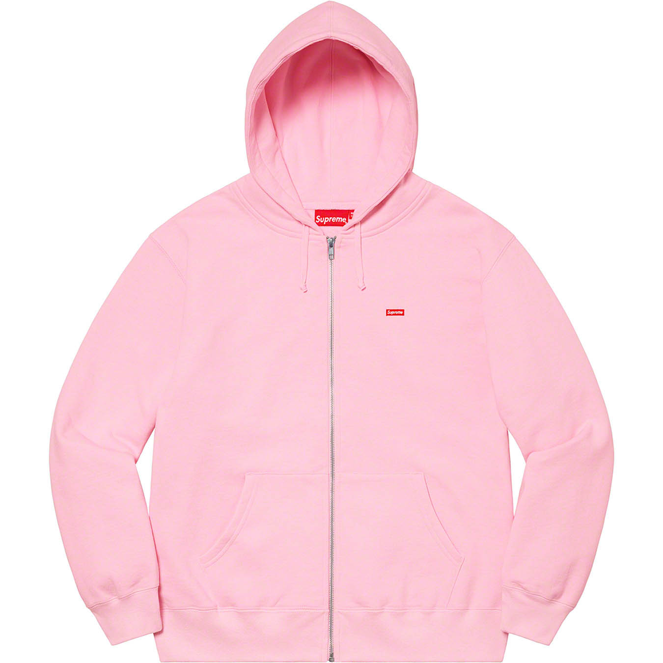 Small Box Zip Up Hooded Sweatshirt | Supreme 21ss