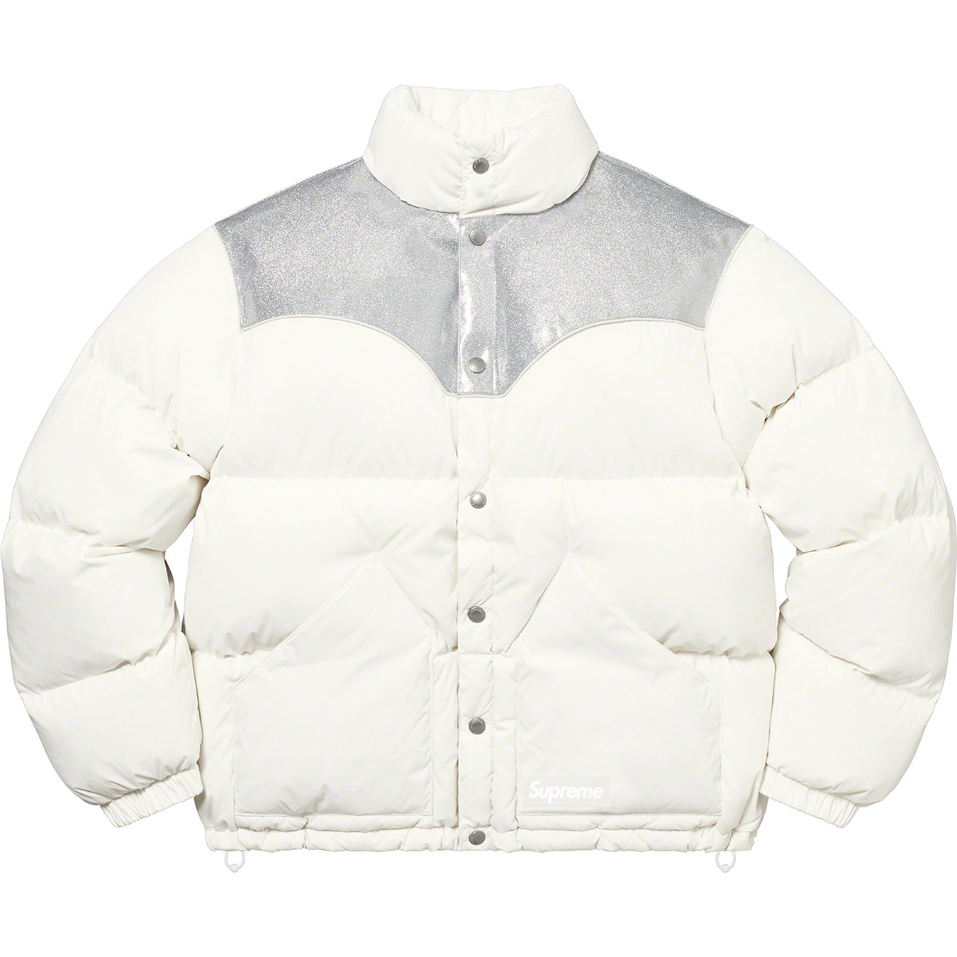 Supreme Glitter Yoke Down Puffer Jacket