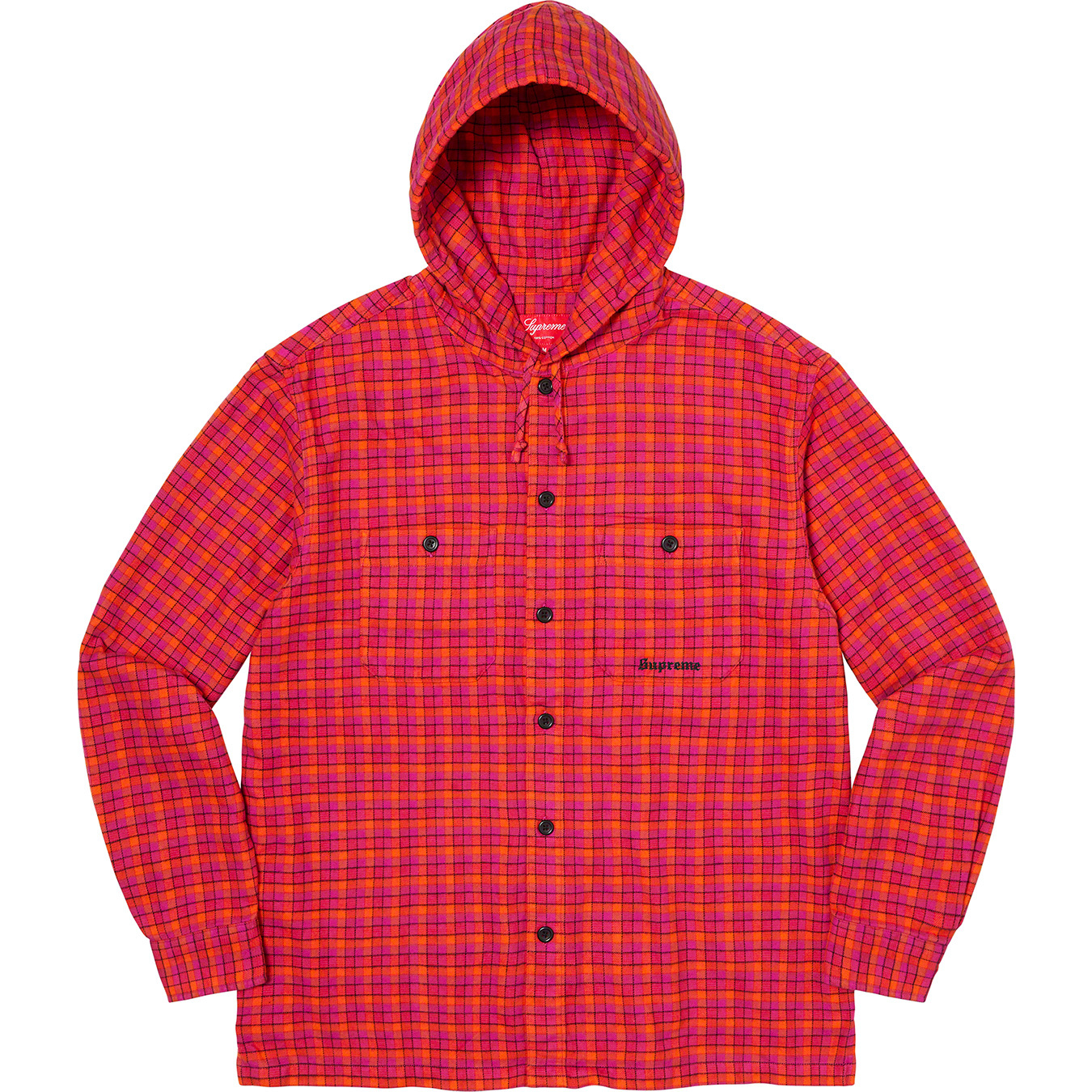 Mini Plaid Hooded Shirt | Supreme 22ss