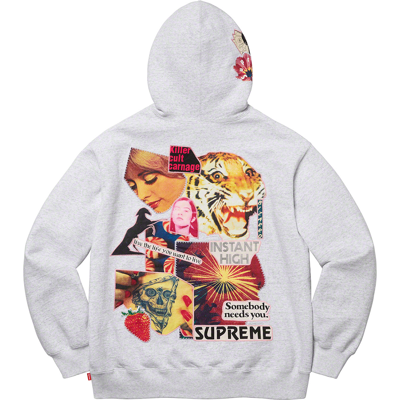 Instant High Patches Hooded Sweatshirt | Supreme 22ss