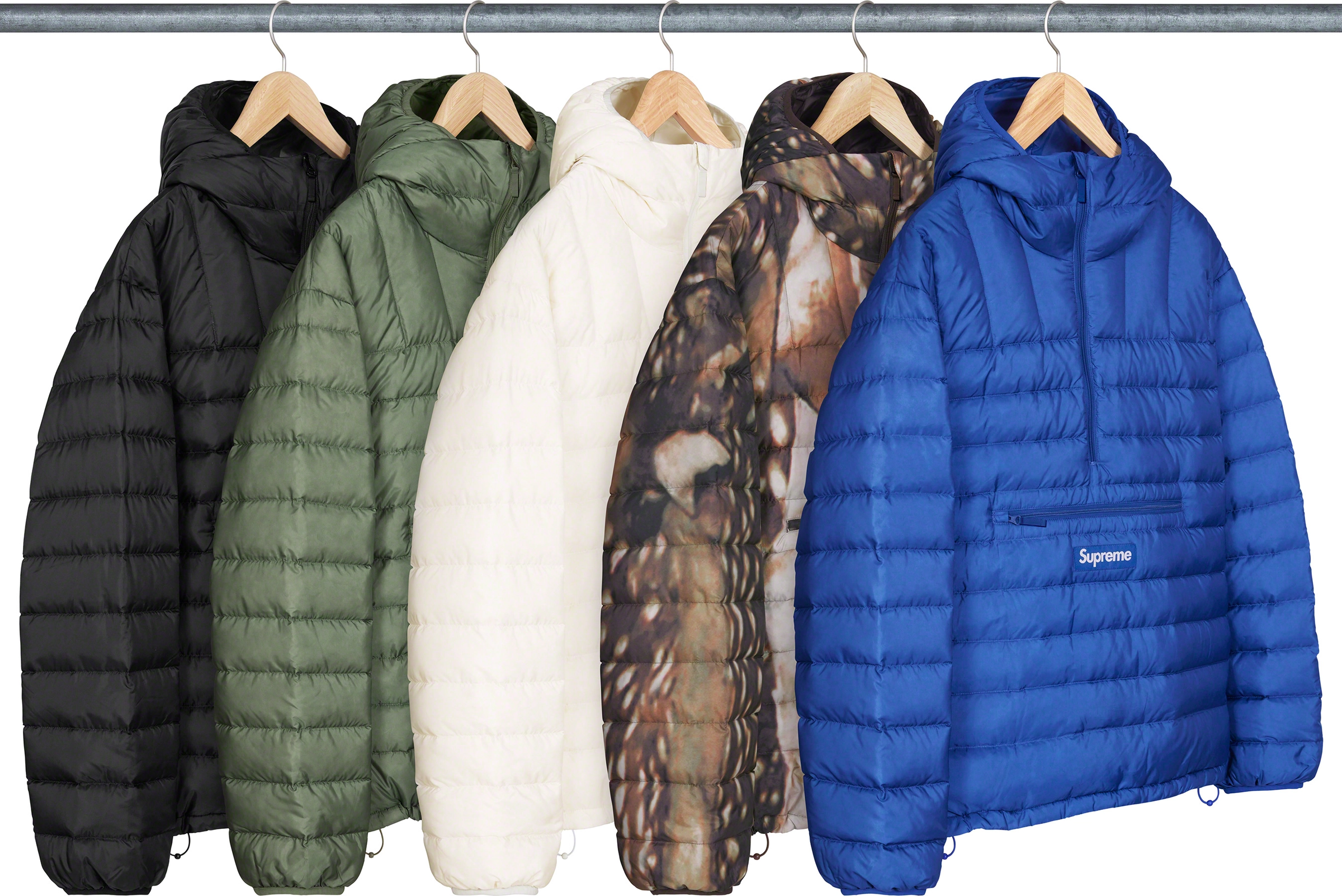 Micro Down Half Zip Hooded Pullover | Supreme 23fw