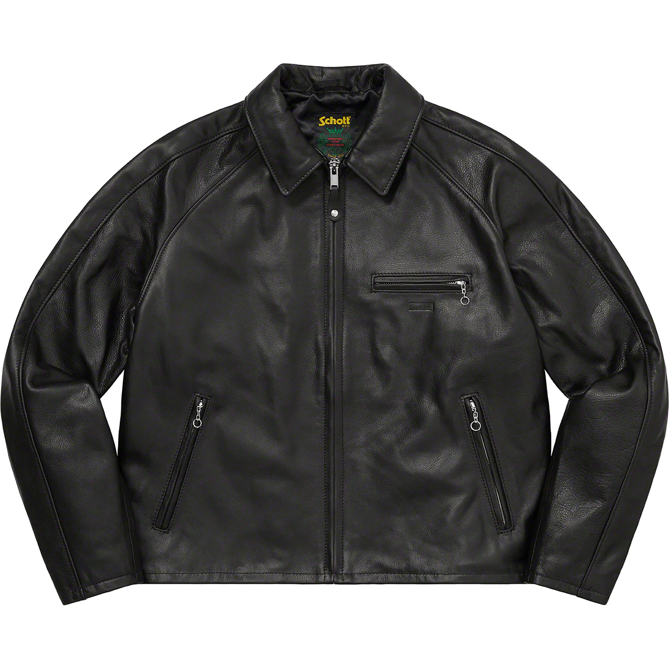 Supreme®/Schott® Leather Racer Jacket | Supreme 23ss