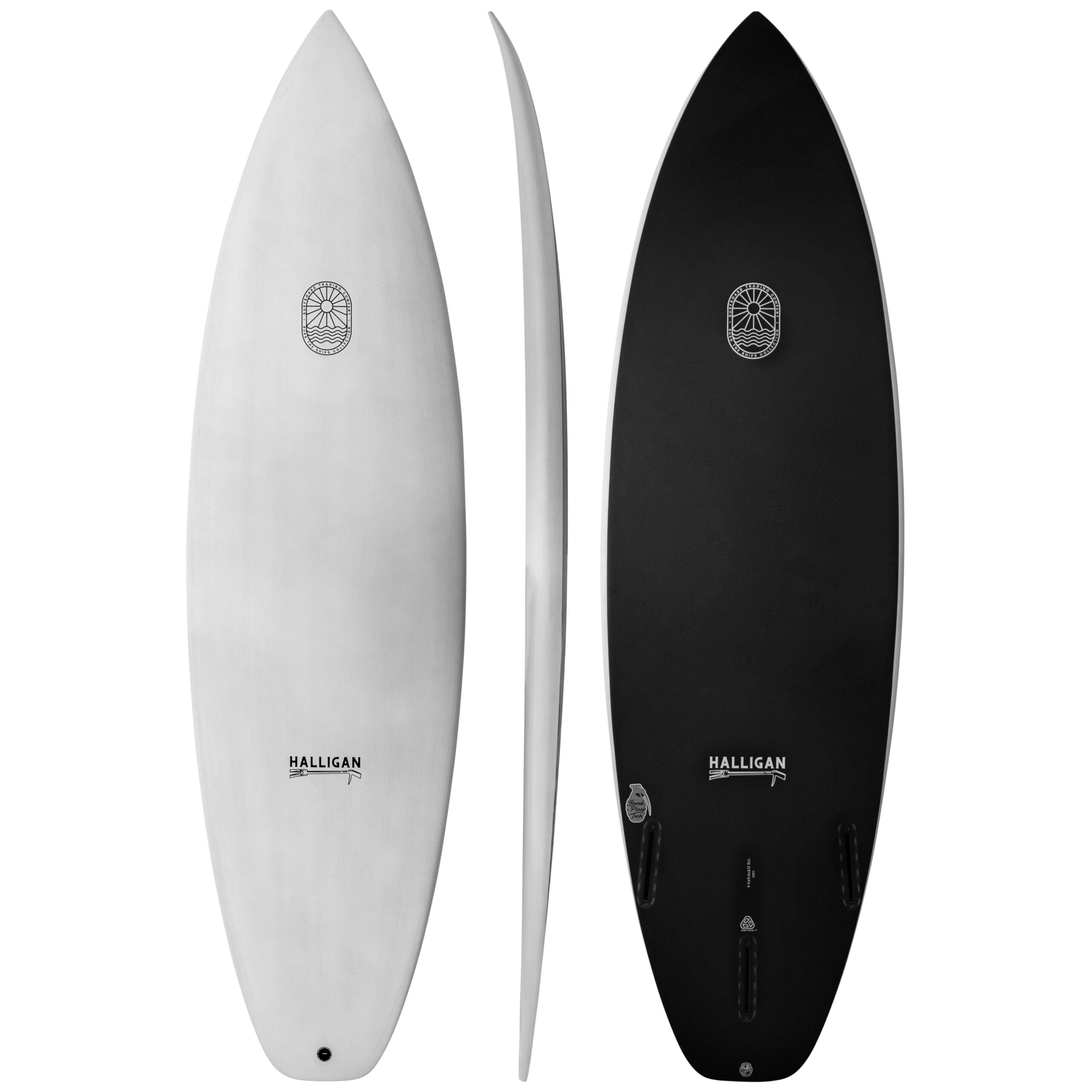 The Halligan - Bomb Proof Tech Carbon – Surfboard Trading Co.