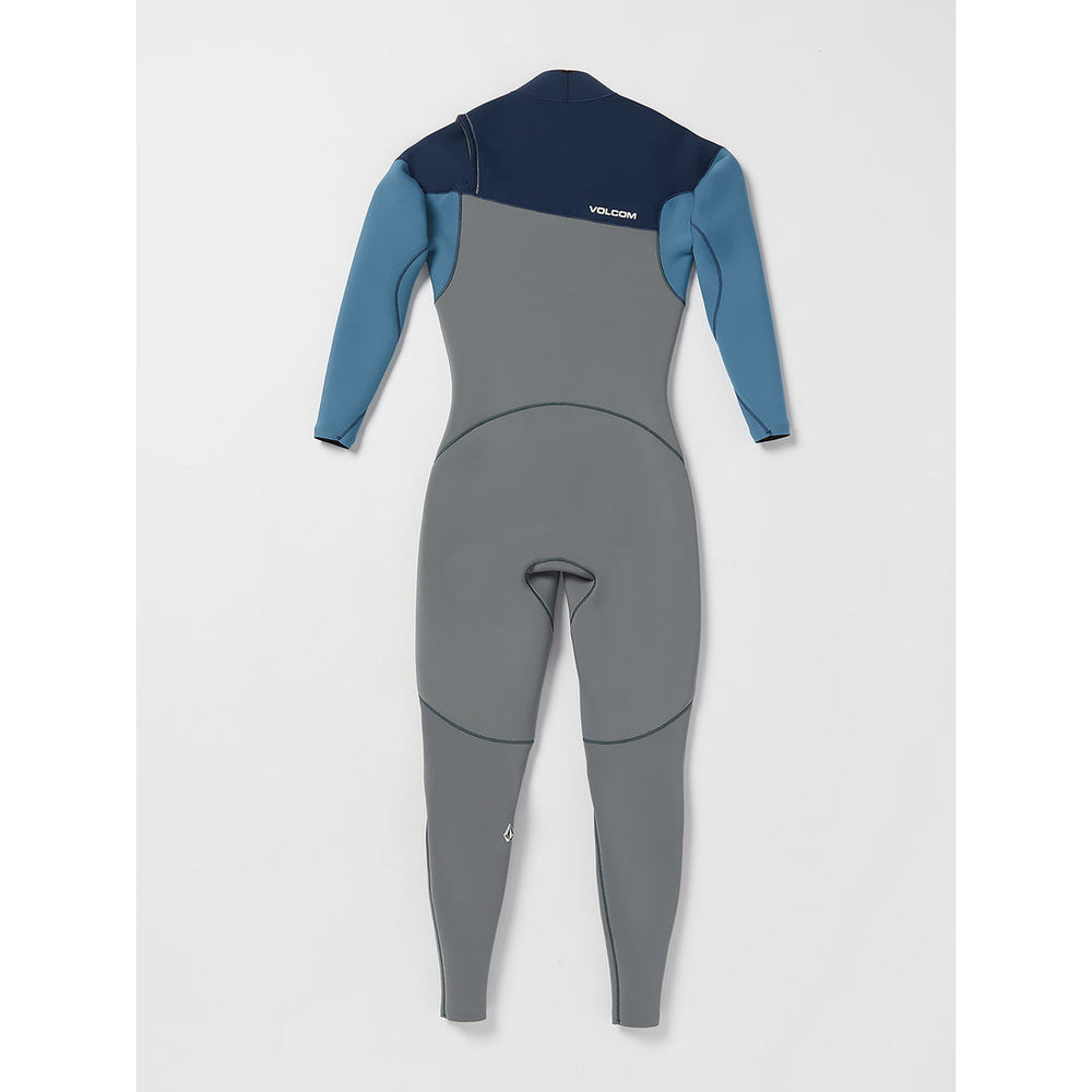 4/3mm Men's Volcom Modulator Chest Zip Fullsuit Cruizer Blue