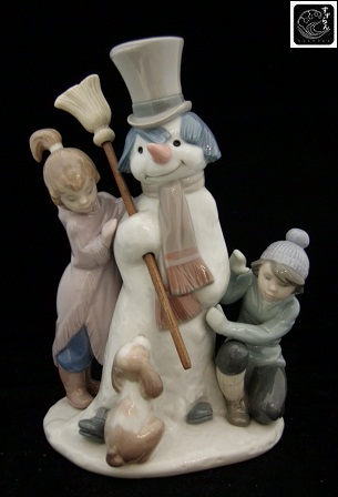 リヤドロ】【雪だるま】【5713】【絶版】