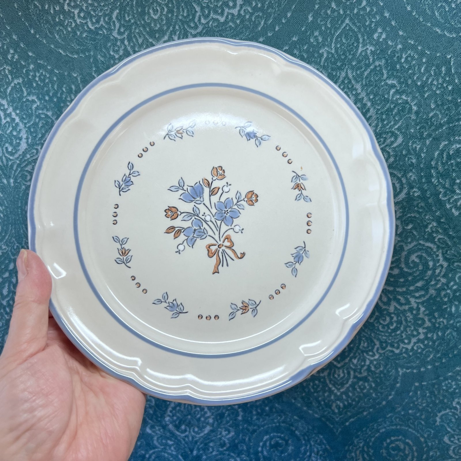 たち吉 TACHIKICHI Gordella collection STONE WARE 19.5cmプレート皿2