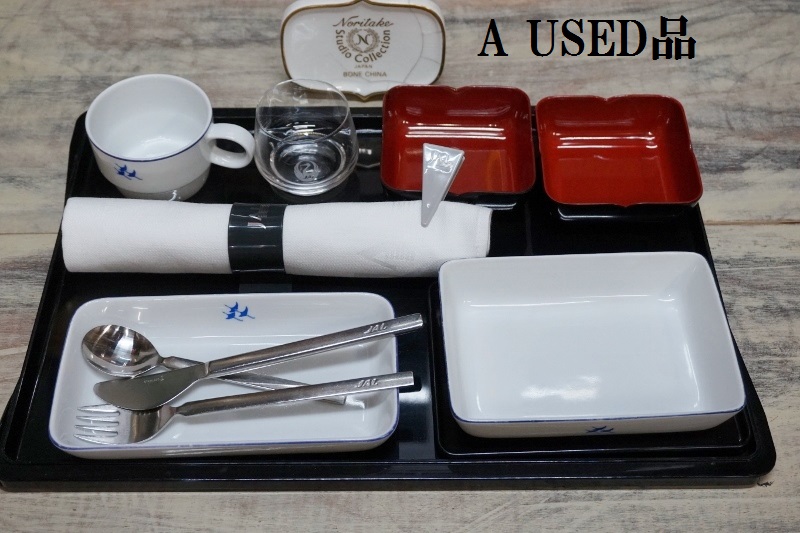 JAL×NORITAKE 機内食食器セット グラス カップ プレート ノリタケ N358