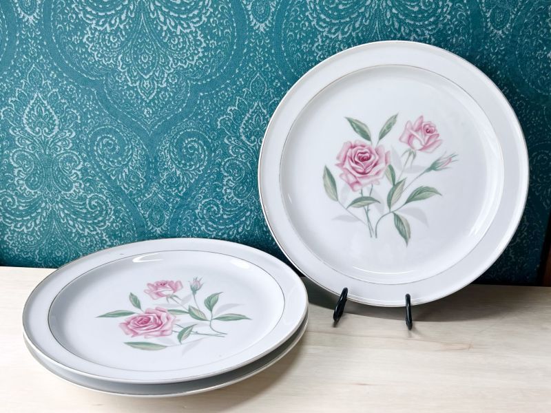 SONE CHINA ソネチャイナ vintageplate 26.5cmプレート皿 3枚セット