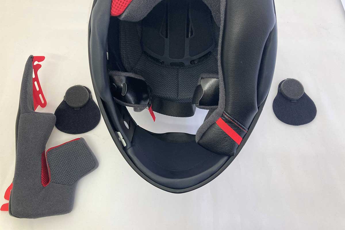B+COM SB6XR/SB6X バイク用インカム フルフェイスヘルメット取付方法